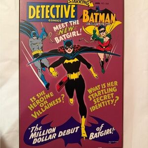 DC Detective Comics # 359  " Debut of Batgirl" Wood Wall Art